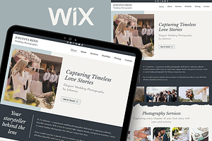 Wedding Photographer - Wix Studio, a Wix Template by Kitteeh
