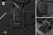 Tactical ID Badge Mockup, an Advertising Mockup by SD Mockup (Thumbnail 1 of 4)