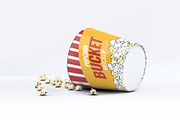 Popcorn Bucket & Cup Mock-Up, a Product Mockup by DesignRushMarket (Thumbnail 8 of 9)
