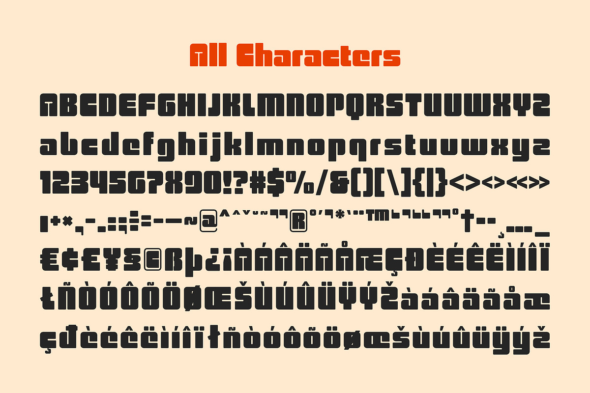 CS Aftone – Bold Font, a Sans Serif Font by Craft Supply Co. (Photo 8 of 8)