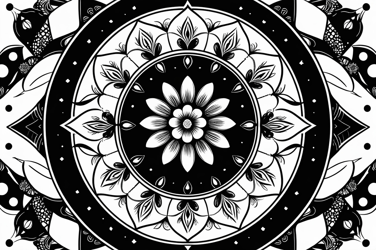 Floral Mandala Vector Bundle, an Illustration by jahid234 (Photo 6 of 7)