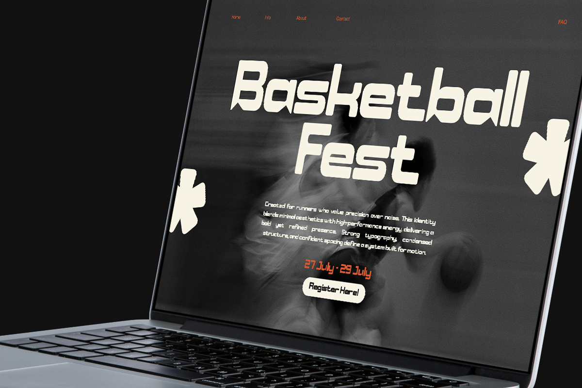 Buban - Sport Modern Font, a Sans Serif Font by Pandeka Studio (Photo 8 of 9)