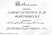Ballencia Handwritten Font, a Script Font by Basnistudio (Thumbnail 5 of 6)