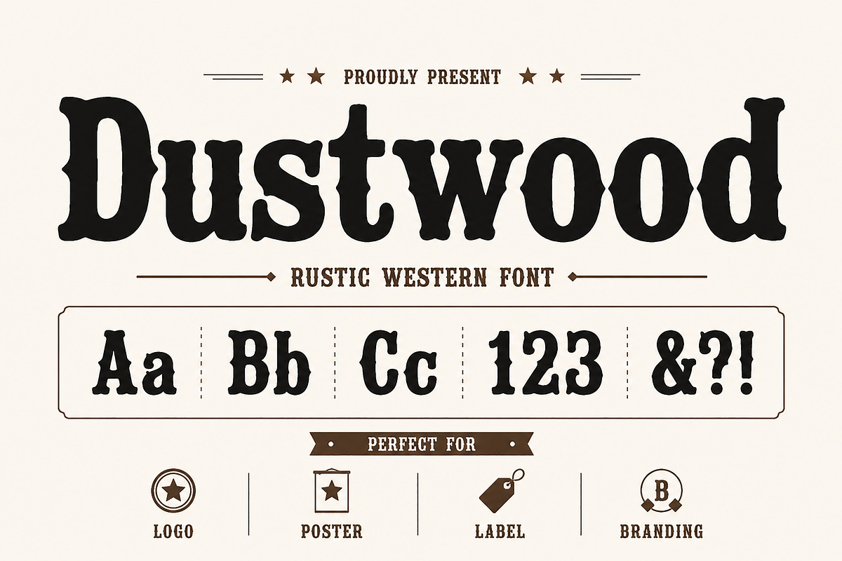 Dustwood, a Slab Serif Font by Wow Magic (Photo 5 of 6)