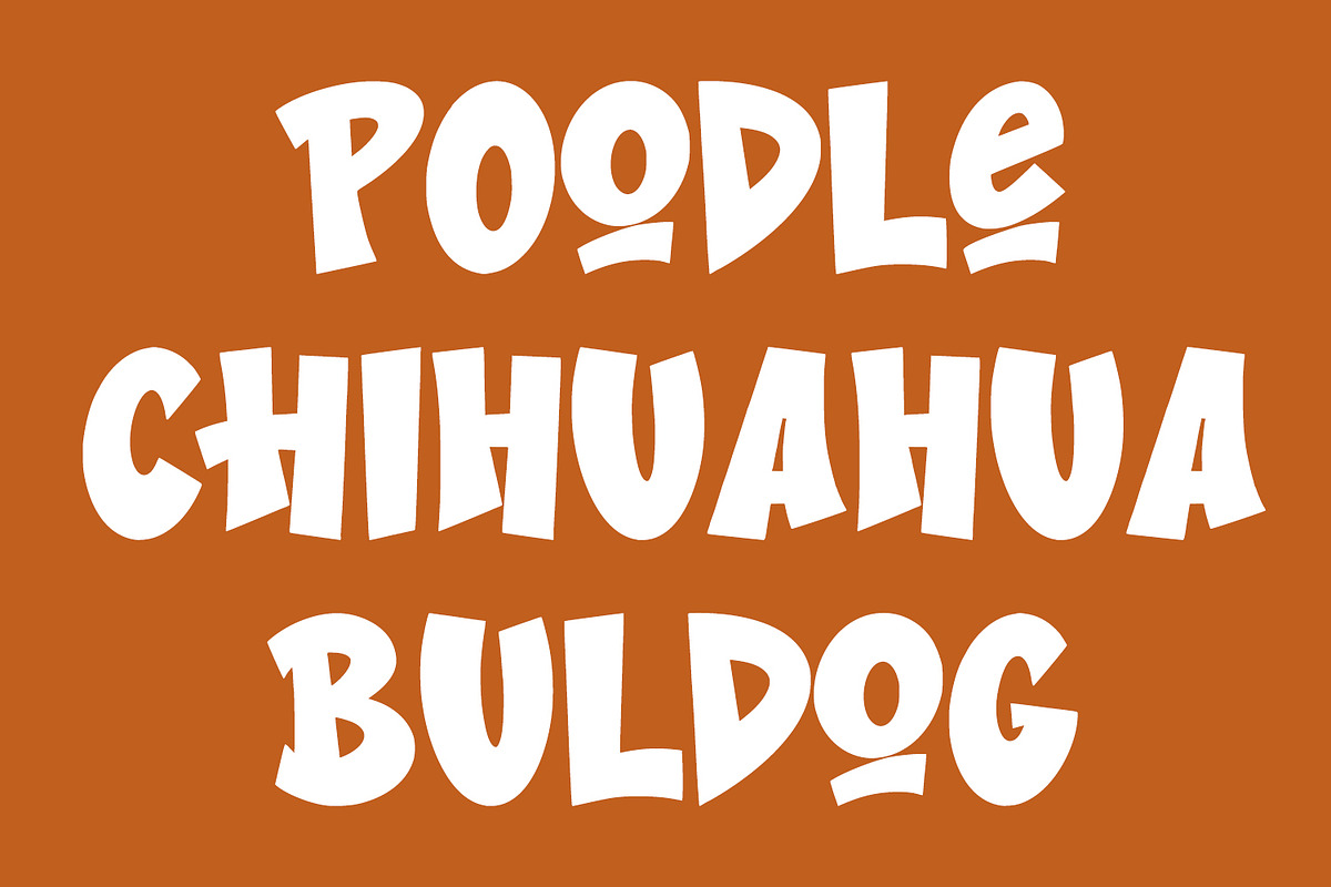 Peekpok Comic Display Font, a Sans Serif Font by Maulana Creative (Photo 4 of 7)