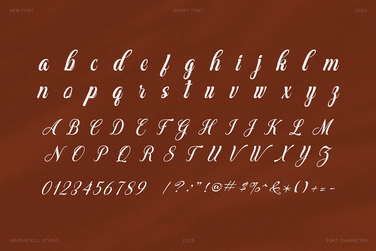 Gisellea Elegant Script Font, a Script Font by Graphicxell (Photo 7 of 8)