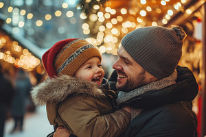 Parent and child bond over fun, a Photo by Pavel_design