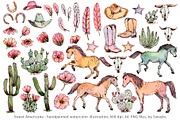 Cowgirl Clipart, Cute Western Girl, an Object Illustration by swiejko (Thumbnail 2 of 8)