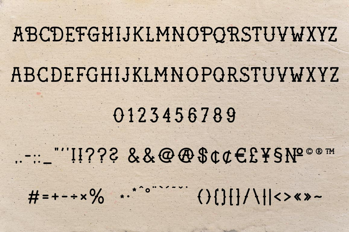Bad Sailor Typeface preview 2