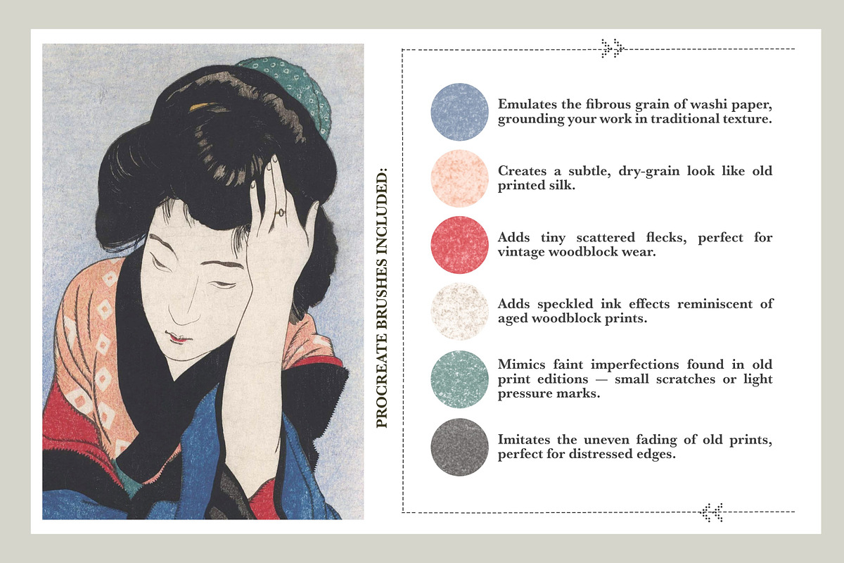 Ito Shinsui Procreate Kit, a Brush Add-On by Digi Life (Photo 3 of 10)