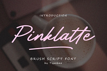 Pinklatte Handwritten Brush Font