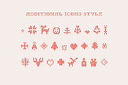 Lockdown Christmas - knitted fonts, a Font by kaer_shop (Thumbnail 9 of 12)