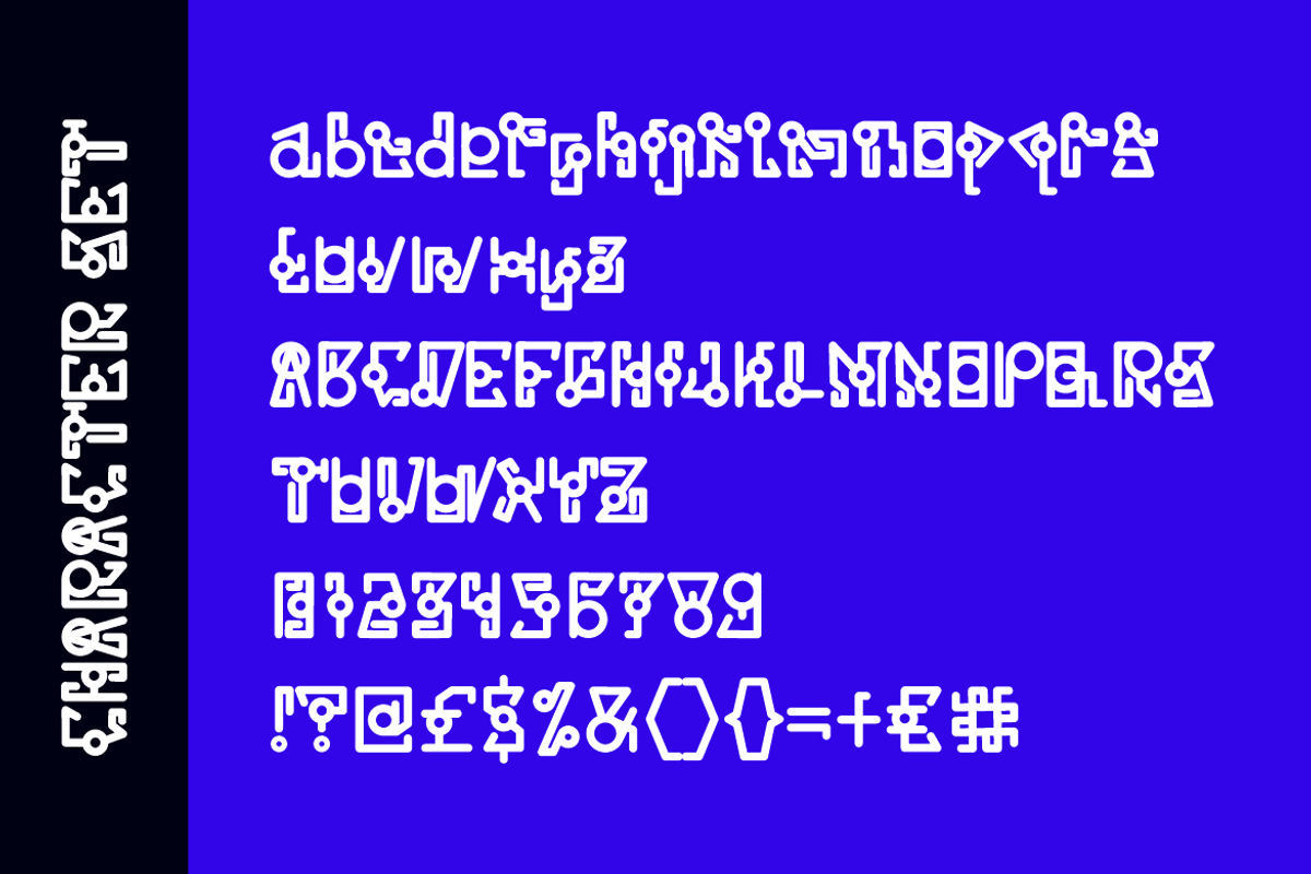 Cyber Aliens Futuristic Sci-fi Font, a Font by PutraCetol Studio (Photo 5 of 5)