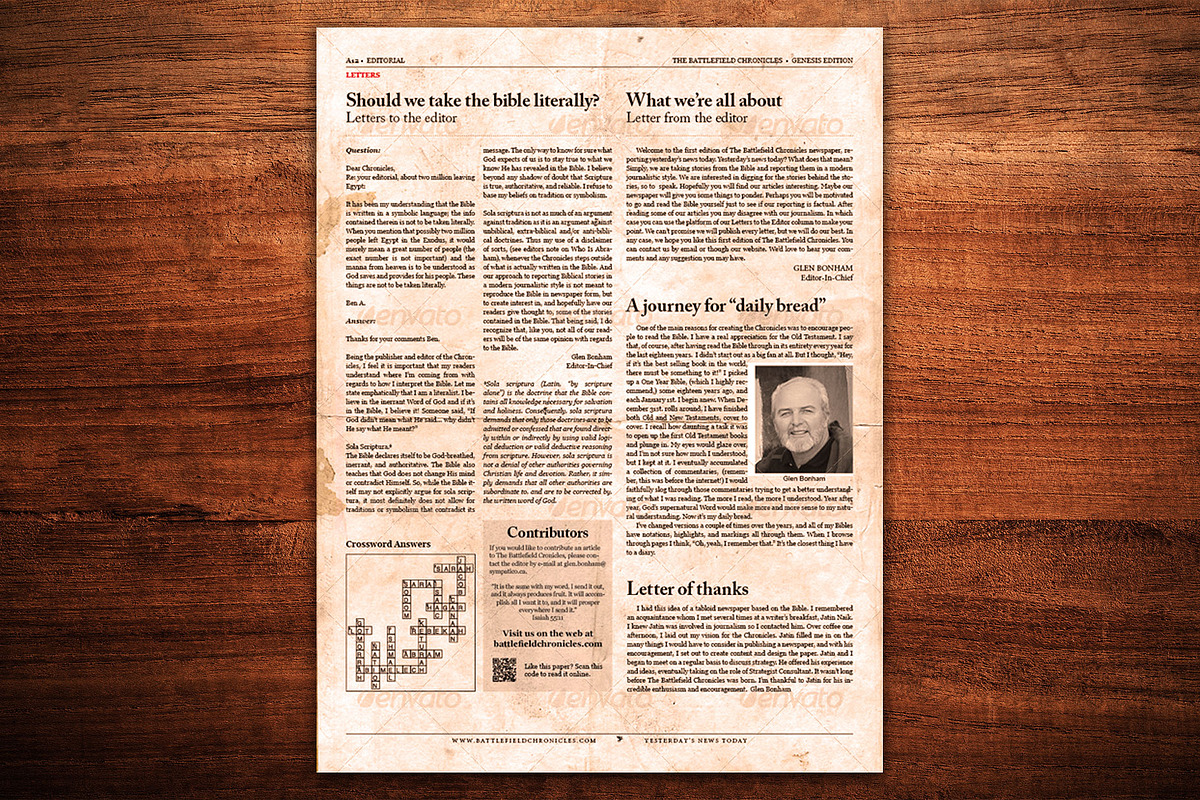 Newspaper Template for InDesign, a Magazine Template by Newspaper Templates (Photo 12 of 12)