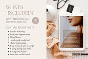 Waxing Instagram Templates, a Social Media Template by Design Lush Studio (Thumbnail 4 of 8)