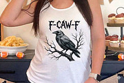 F-Caw-F Sublimation Png, a Seasonal Illustration by Designking (Thumbnail 4 of 4)