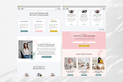 Business Website & Sales Page Bundle, a Landing Page Template by Sugar Studios (Thumbnail 7 of 11)