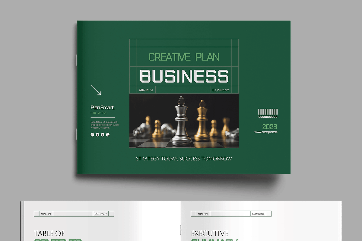 Modern Business Plan Template Design, a Brochure Template by MightyDesign (Photo 2 of 8)