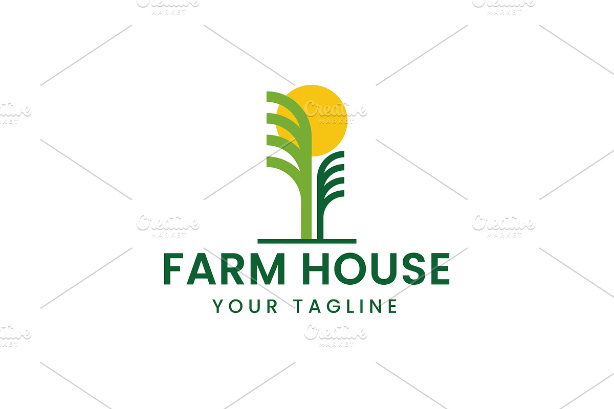farm logo vector icon illustration, a Branding & Logo Template by Dyn Studio