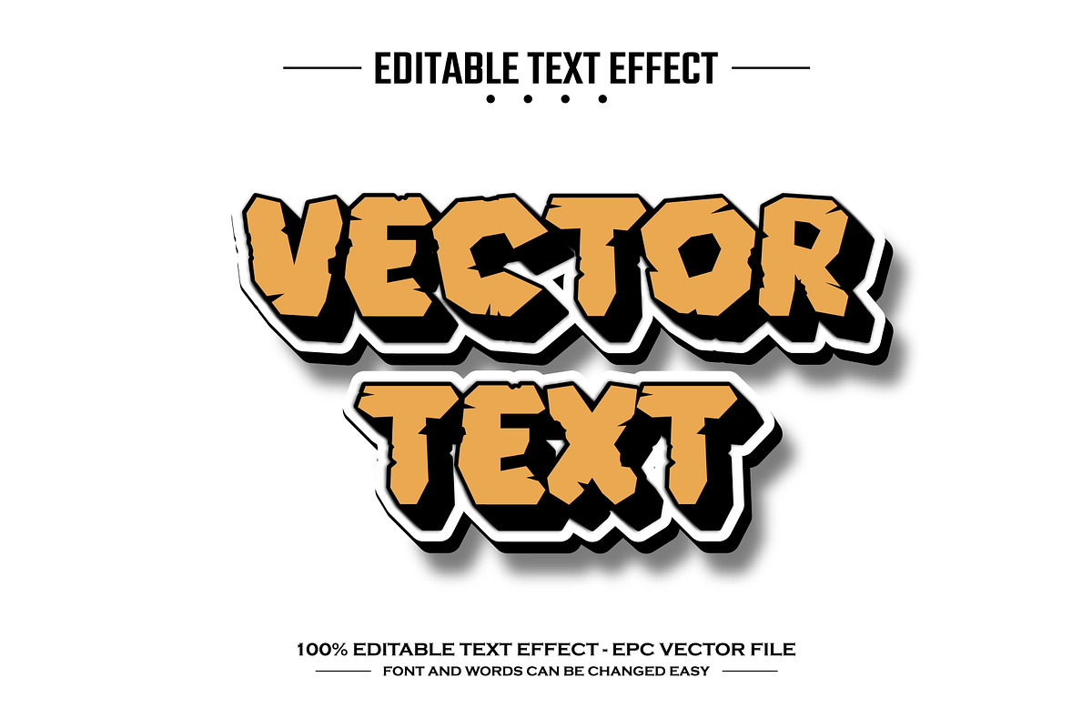 Artifact 3D editable text effect, a Layer Style Add-On by nicemorning (Photo 2 of 3)
