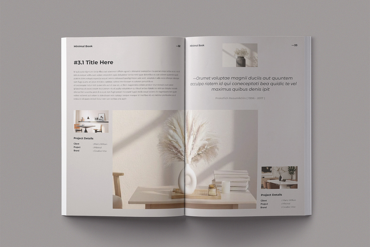 Minimal Editorial Book Layout -Canva, a Magazine Template by TemplateFolio-Shop (Photo 14 of 24)