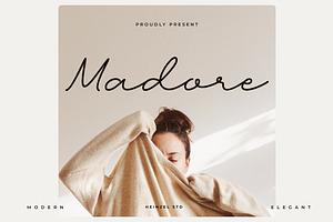 Madore - Modern Script Font