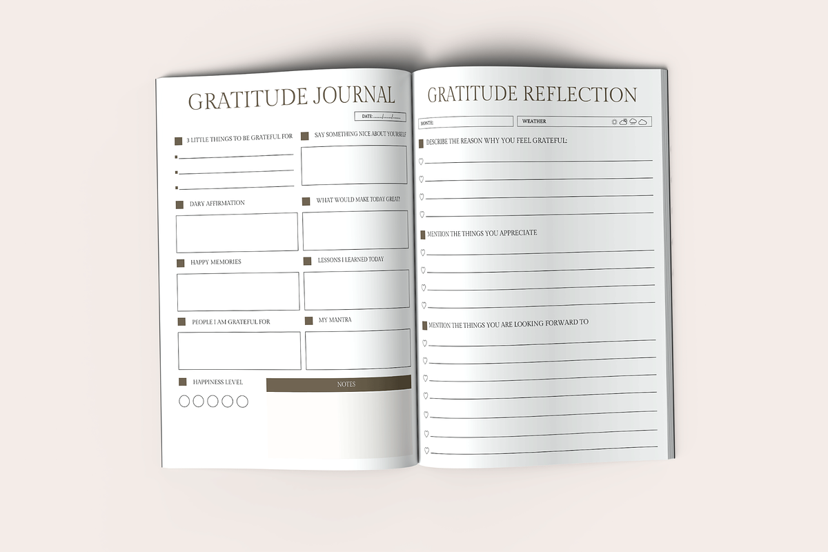 2026 Gratitude Journal  KDP Interior, a Templates & Theme by KDPISH (Photo 4 of 7)