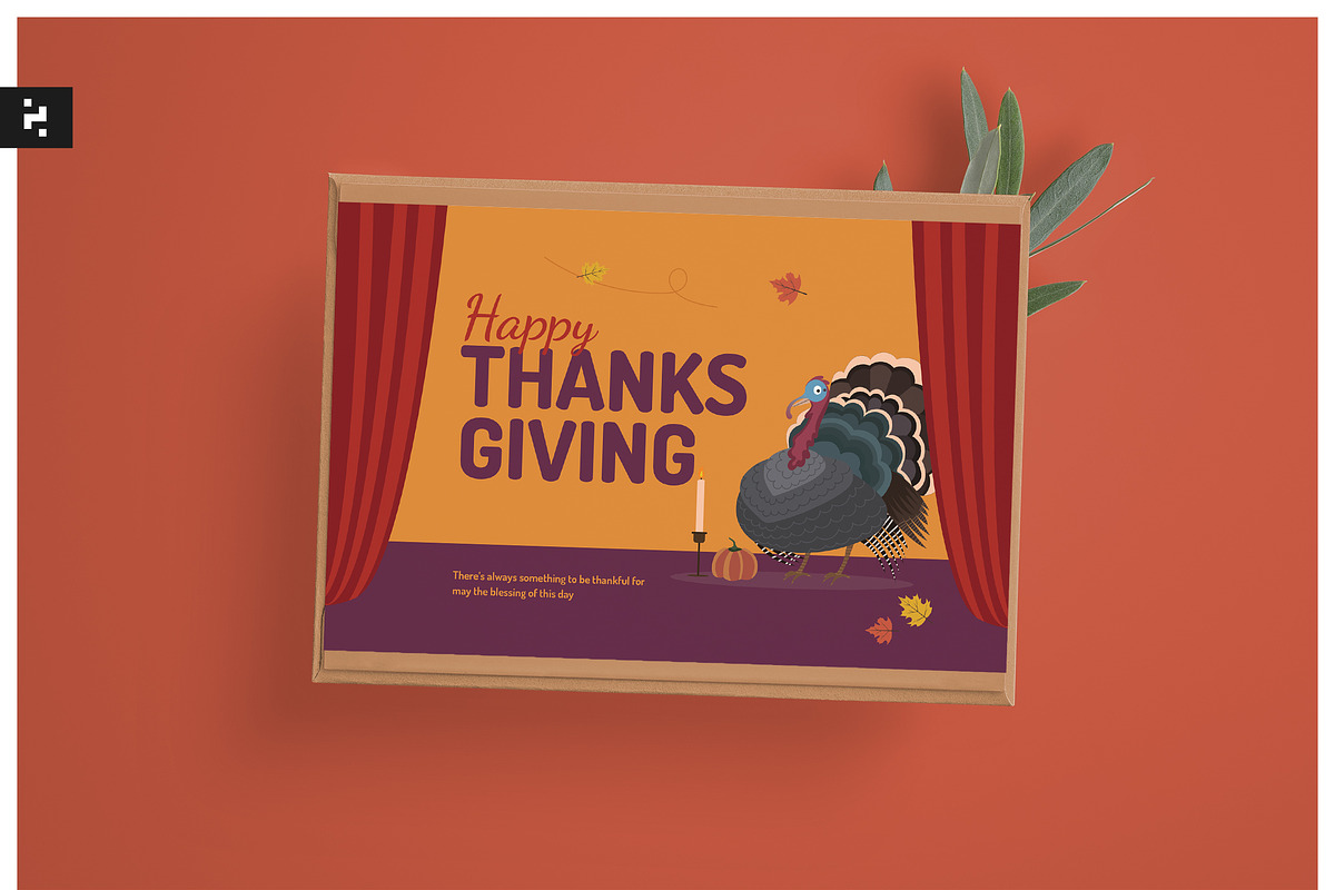 Thanksgiving Greeting Card, a Card Template by Neermana (Photo 1 of 4)
