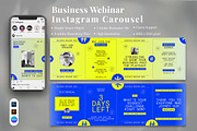Business Webinar Instagram Carousel, a Social Media Template by Attype (Thumbnail 1 of 5)