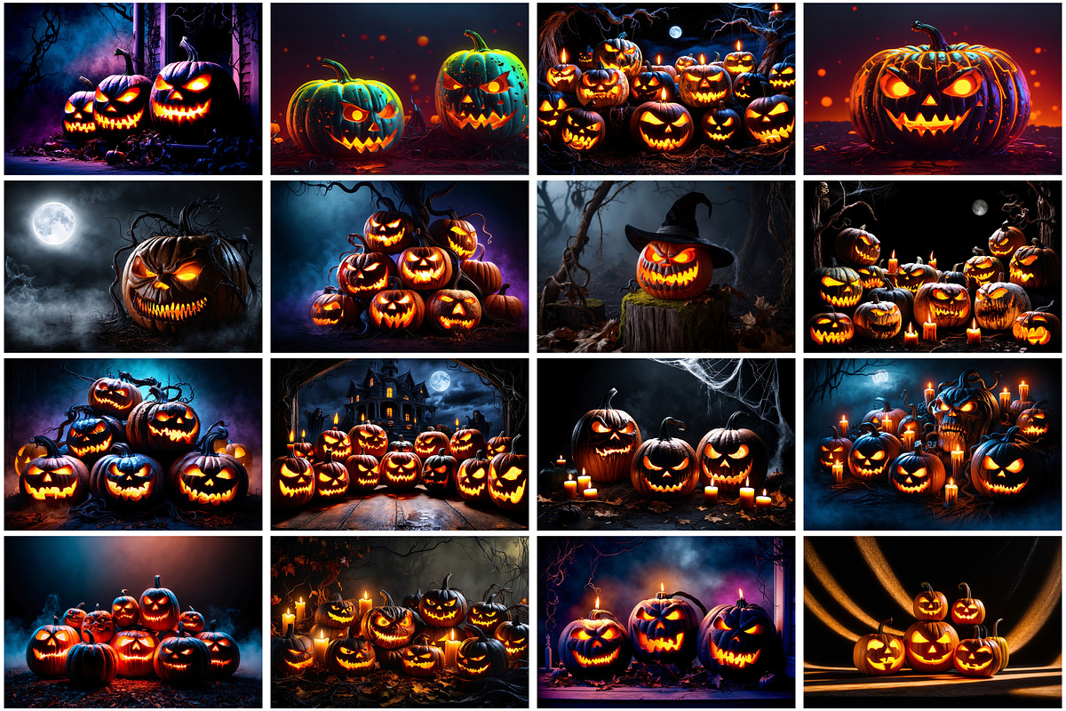 Jack O Lantern Wallpaper, a Background Graphic by Forhadx5 (Photo 6 of 8)