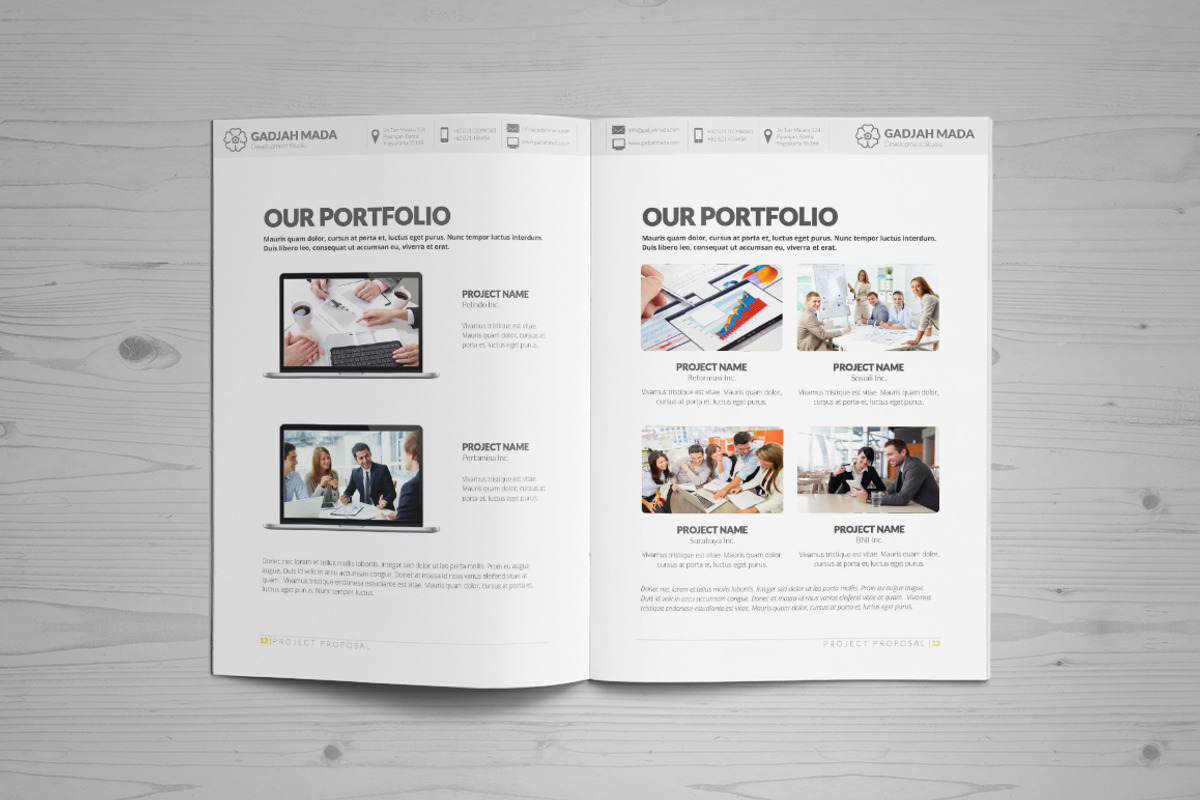 Proposal Template, a Stationery Template by binangkit (Photo 7 of 19)