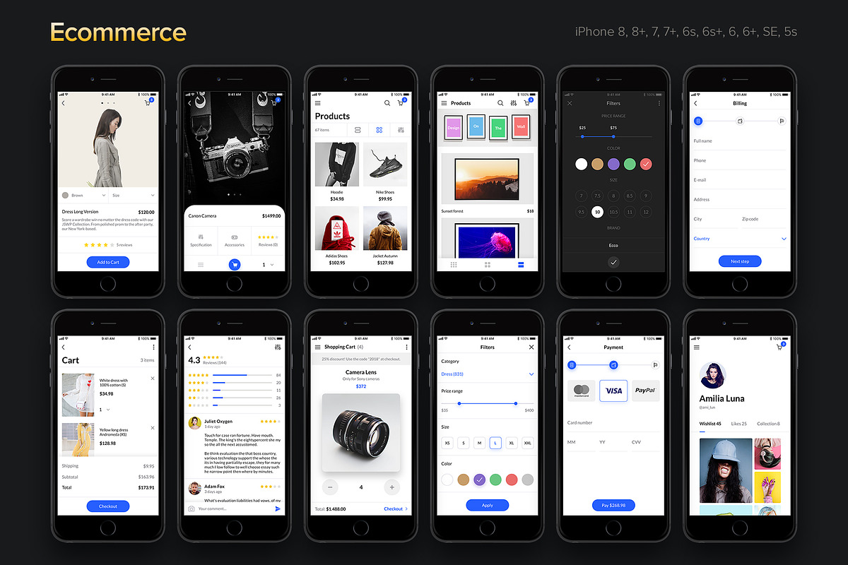 Awesome iOS UI Kit, an UI Kit Template by uibundle.com (Photo 14 of 22)