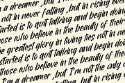 Mirage Factory Bold Brush Font, a Script Font by Letterena Studios Script (Thumbnail 6 of 20)