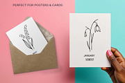 Birth Month Flowers – Floral Zodiac, an Object Graphic by Irina Ostapenko (Thumbnail 3 of 7)