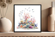 Sea Ocean Boho Clipart, an Illustration by DreamCafeArt (Thumbnail 4 of 5)