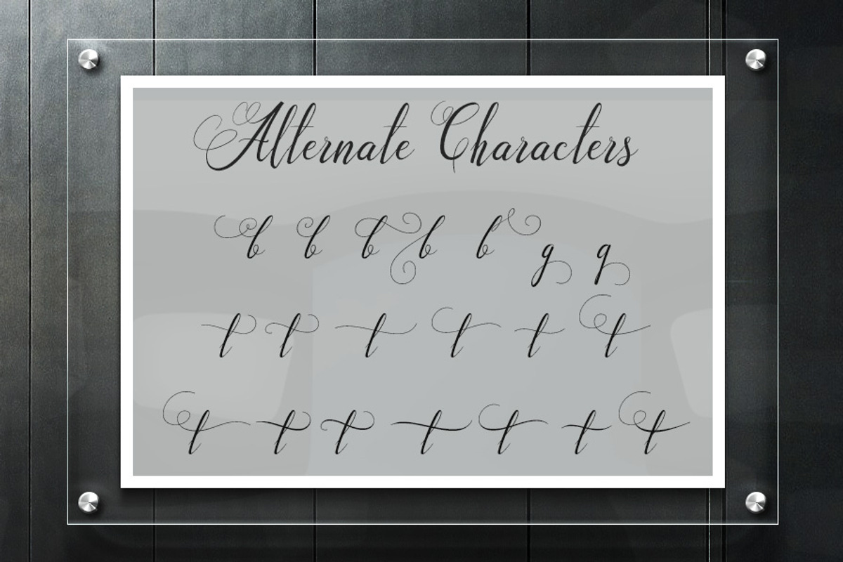 Santa Rose Script, a Script Font by Royaltype (Photo 10 of 10)