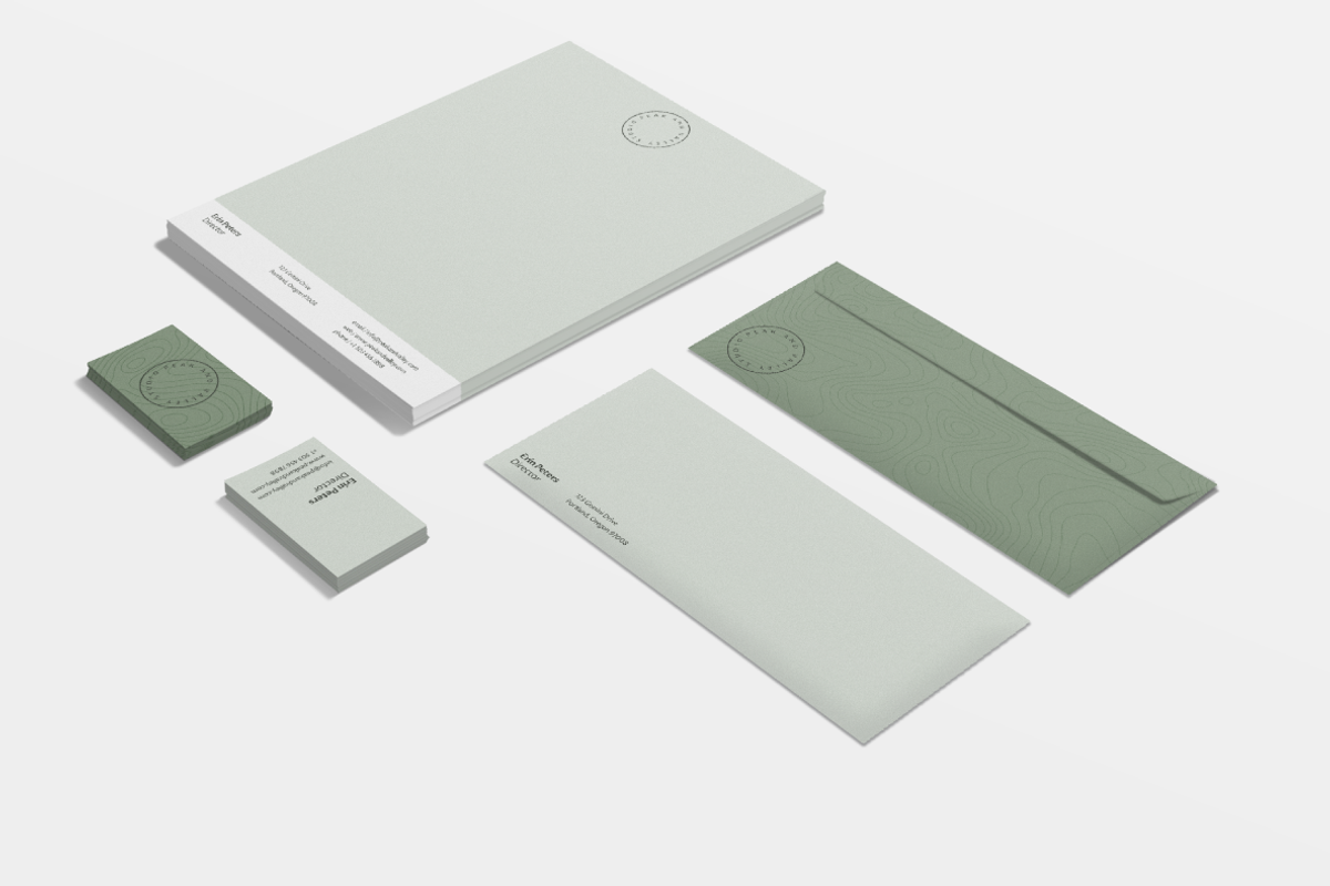 Topography Stationery Template, a Stationery Template by Hello Mart (Photo 2 of 5)