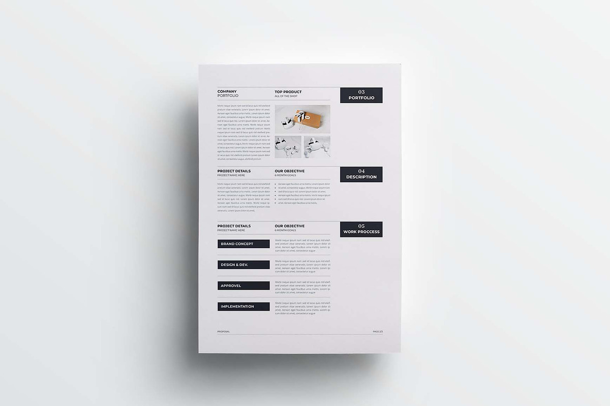 Proposal | MS Word & Indesign, a Stationery Template by design_hut (Photo 4 of 7)