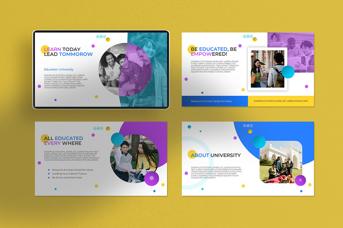 Education Learning Presentation, a Presentation Template by Dream-Lab (Photo 3 of 7)