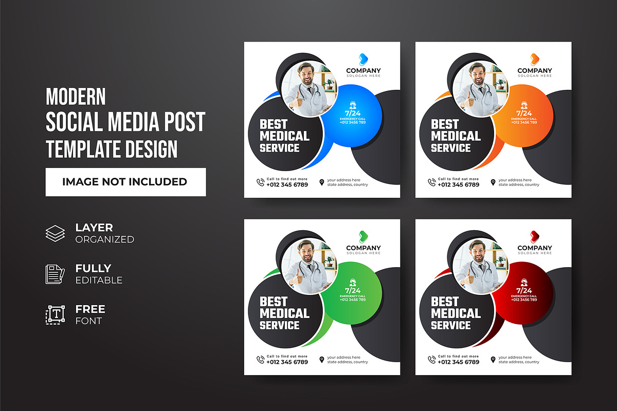 Social Media Post Template, a Social Media Template by gstudiovect21 (Photo 30 of 72)
