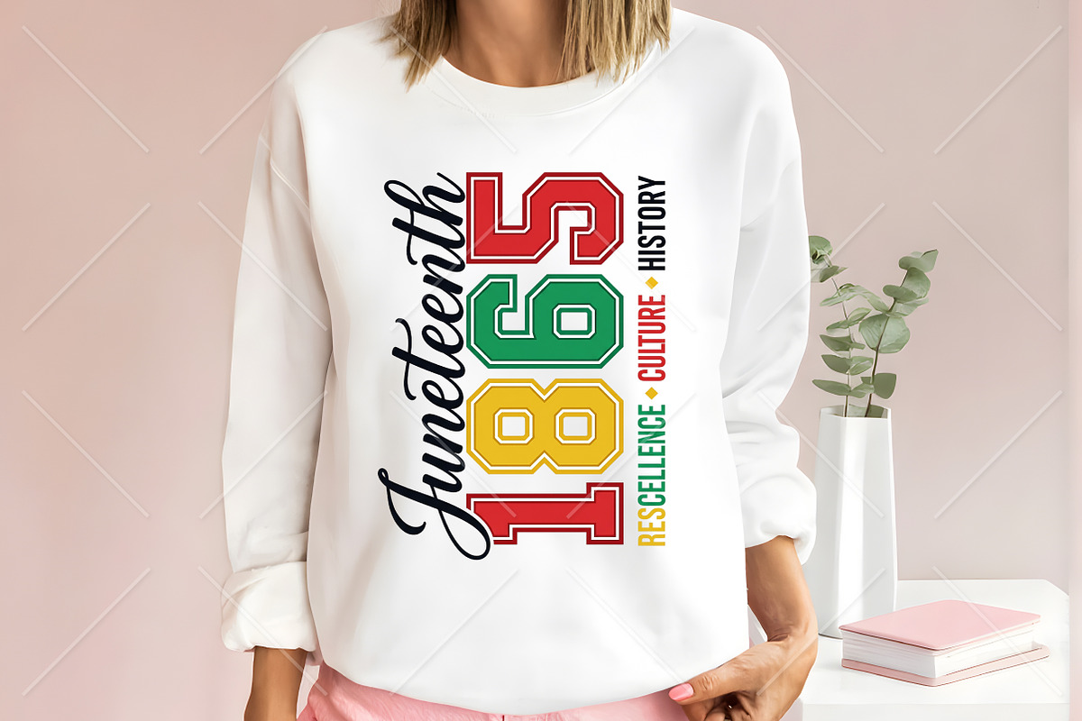 Juneteenth 1865 Sublimation PNG, a Seasonal Illustration by Canvas Craft (Photo 3 of 5)