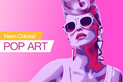 Neon Colored POP ART, an Action Add-On by PSD Action (Thumbnail 3 of 5)