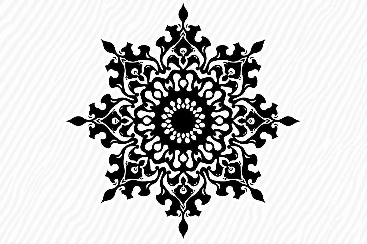 Mandala Laser Cut Files, an Illustration by balal (Photo 6 of 9)