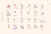 Sports, Active Lifestyle Vector Pack, a Sport Illustration by Nutalin Art (Thumbnail 3 of 12)