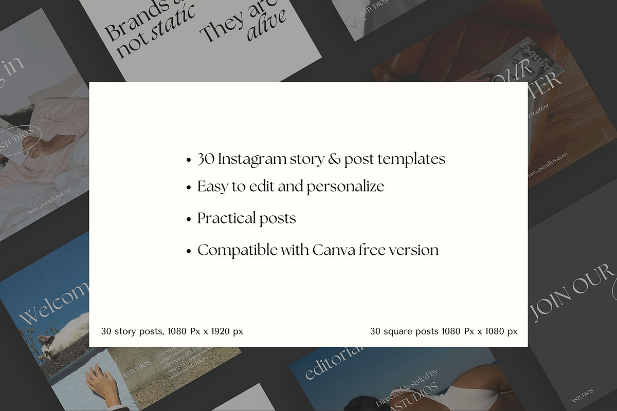 AestheticBusiness Instagram Template, a Templates & Theme by hk__dsgn (Photo 8 of 11)