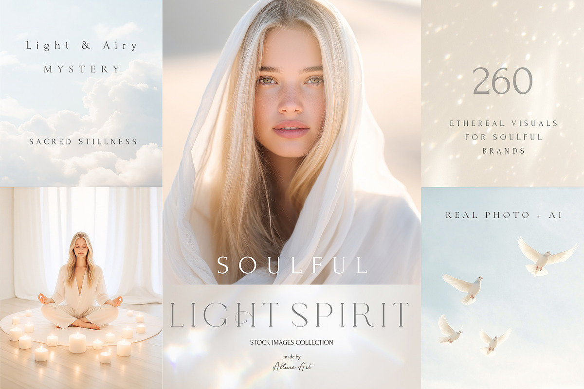 260 Light Spiritual Stock Images, a Beauty & Fashion Photo by Allure Art (Photo 1 of 46)