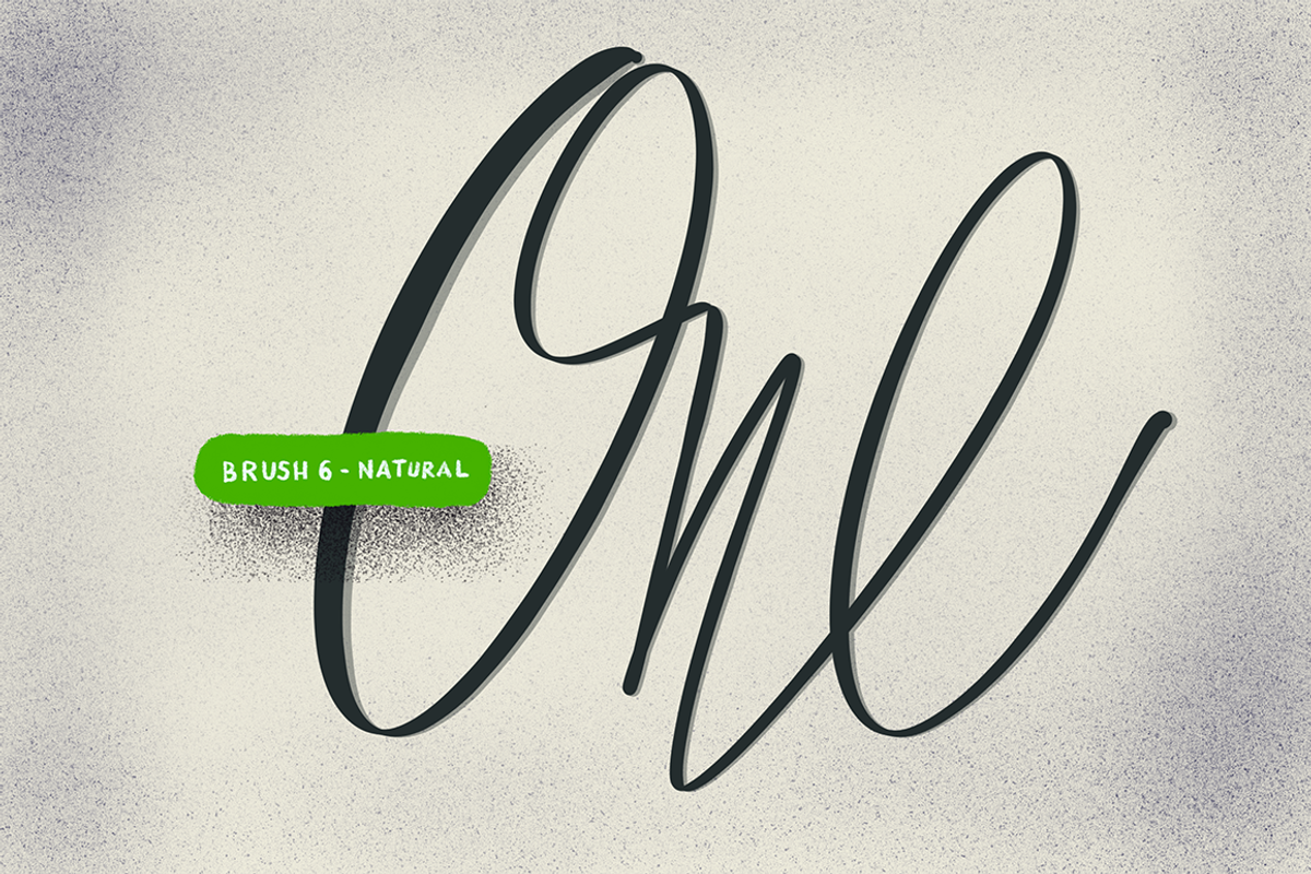 The Lucky Procreate lettering kit, a Brush Add-On by YokoBlue (Photo 10 of 10)