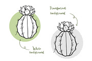 Cactus, Succulent Pot SVG PNG Bundle, an Object Graphic by ArtGiftsStudio (Thumbnail 4 of 4)