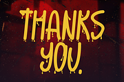 SorrowBloody - Modern Scary Typeface, a Handwritten Font by MaikoHatta (Thumbnail 6 of 6)