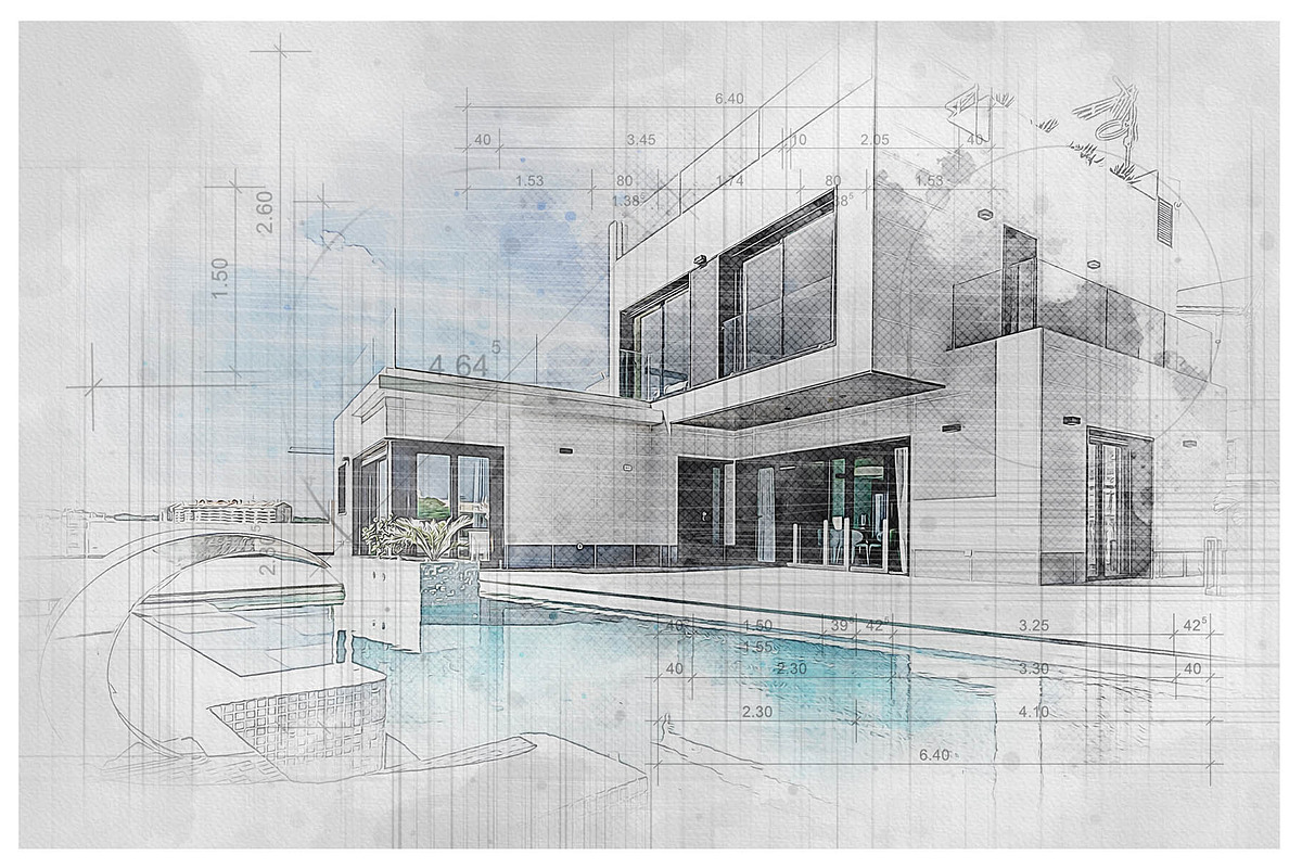 House Concept Sketch Art Effect, an Action Add-On by MRI STUDIO (Photo 29 of 29)